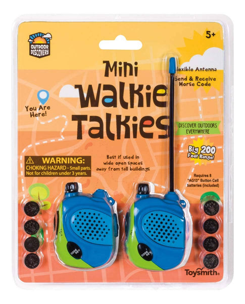 Toysmith - Outdoor Discovery Mini Walkie Talkie - Set of 2