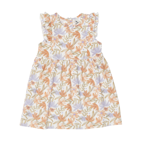 Coccoli - Floral on Cream Modal Dress