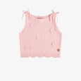 Souris Mini - Pink Camisole Crochet Top