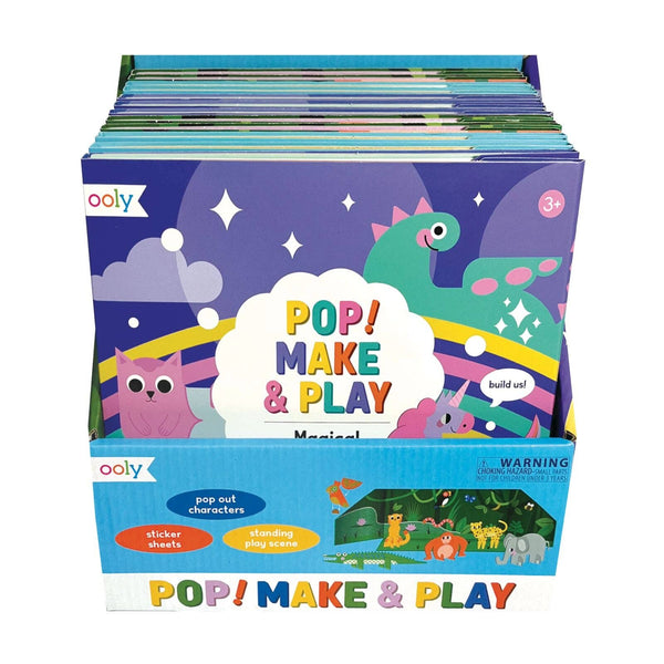 Ooly - Pop! Make & Play: Display - PreLoaded With 12 Sets