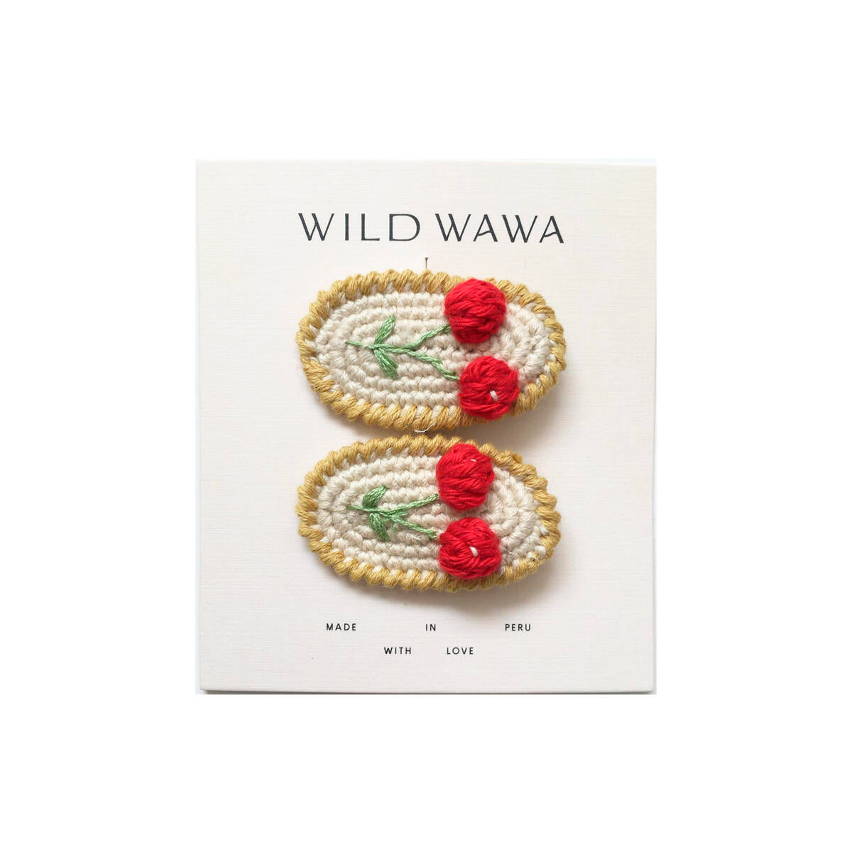 Wild Wawa - Crochet Cherry Clip