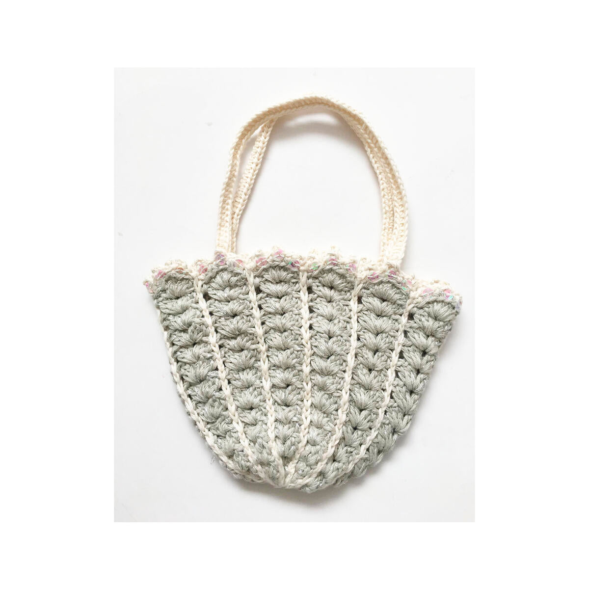 Wild Wawa - Crochet Seashell Purse - Foam