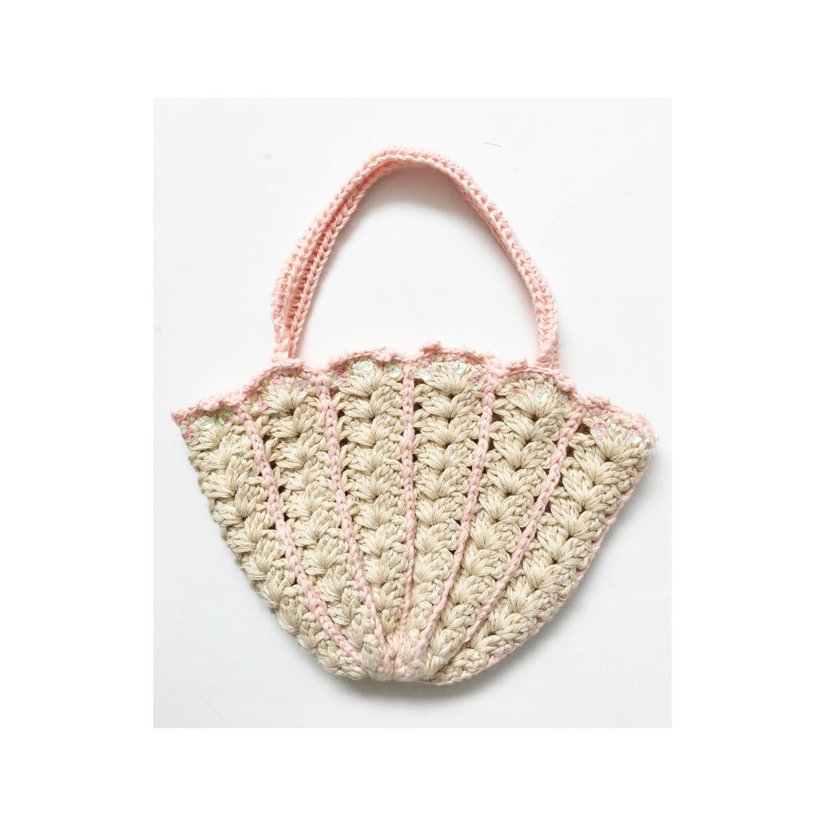 Wild Wawa - Crochet Seashell Purse - Pink Sand