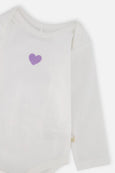 Deux Par Deux | Organic Cotton Onesie - Off White
