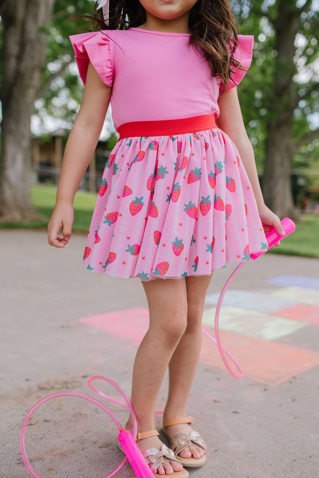 Ollie Jay - Tulle Skirt in Strawberry Dream