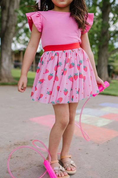Ollie Jay - Tulle Skirt in Strawberry Dream