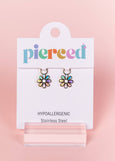 Pierced Co - Rainbow Daisy Charms