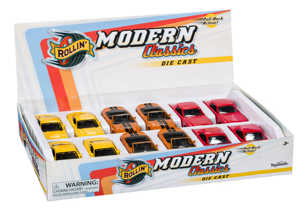 Toysmith - Rollin' Ford Mustang Assortment-Toy Car, Die-Cast