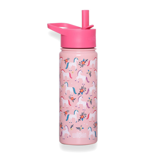 Wildkin - Magical Unicorns 18 oz Steel Water Bottle