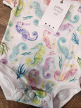 Small Blessings Design - Sea horse Onesie
