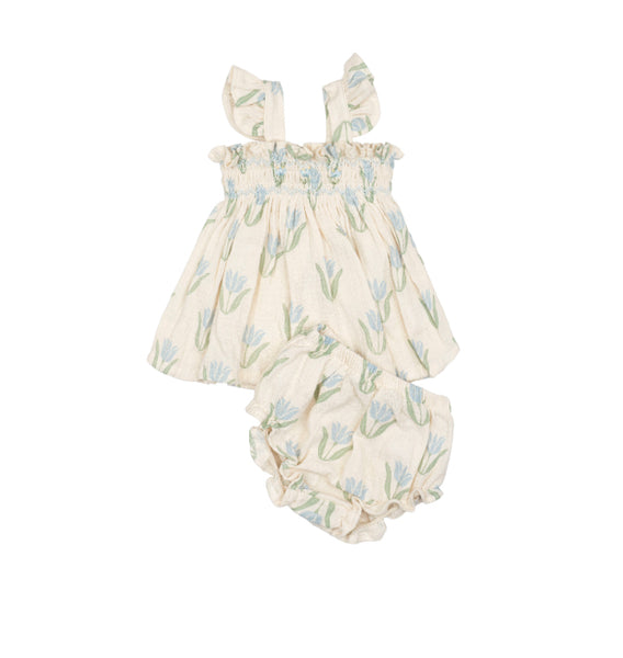 Wild Wawa - Flutter Two Piece Set in Blue Tulip