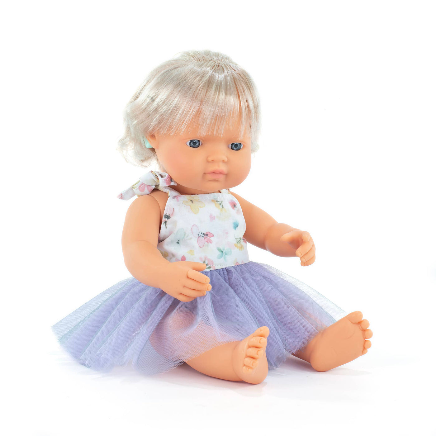 Miniland - Baby Doll Caucasian girl & hearing implant 15''