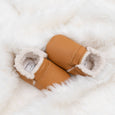 BirdRock Baby - Sherpa Baby Leather Moccasins - Classic Brown