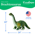 The Petting Zoo - Dino/Dinosaur Brachiosaurus Small 14" (36cm)