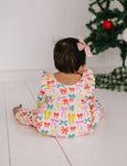 Ollie Jay - Mabel Romper in Holiday Bows