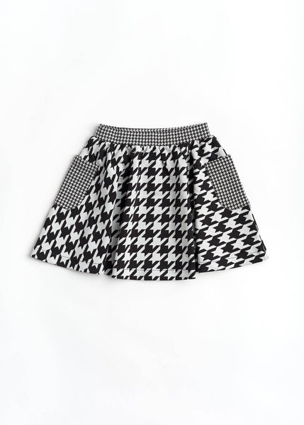 Finding Foxtale - Houndstooth Skater Skirt
