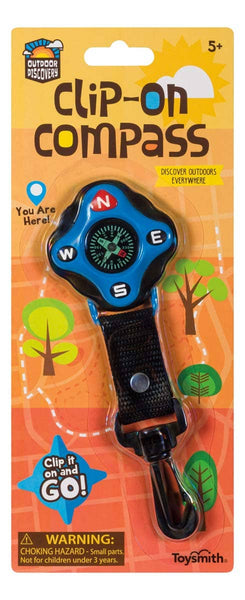 Toysmith - Outdoor Discovery Backyard Exploration Clip-On Compass