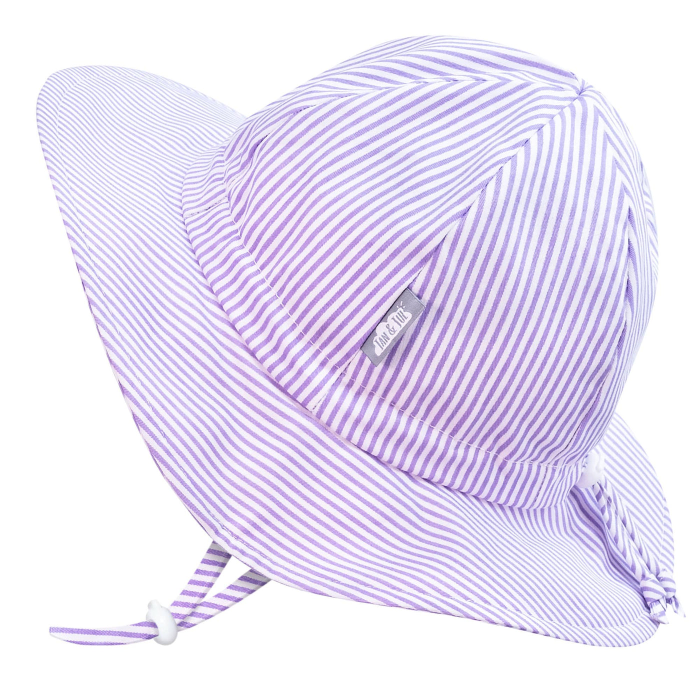 Jan & Jul - Purple Stripes | Cotton Floppy Hat