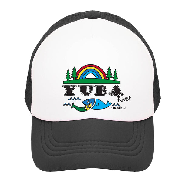 JP Doodles - Yuba River Hats blue