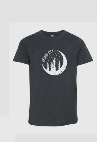 Nevada City Youth Tee w/ Moon & Stars