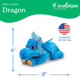The Petting Zoo - Scoopz Dragon Blue 8" (20cm)