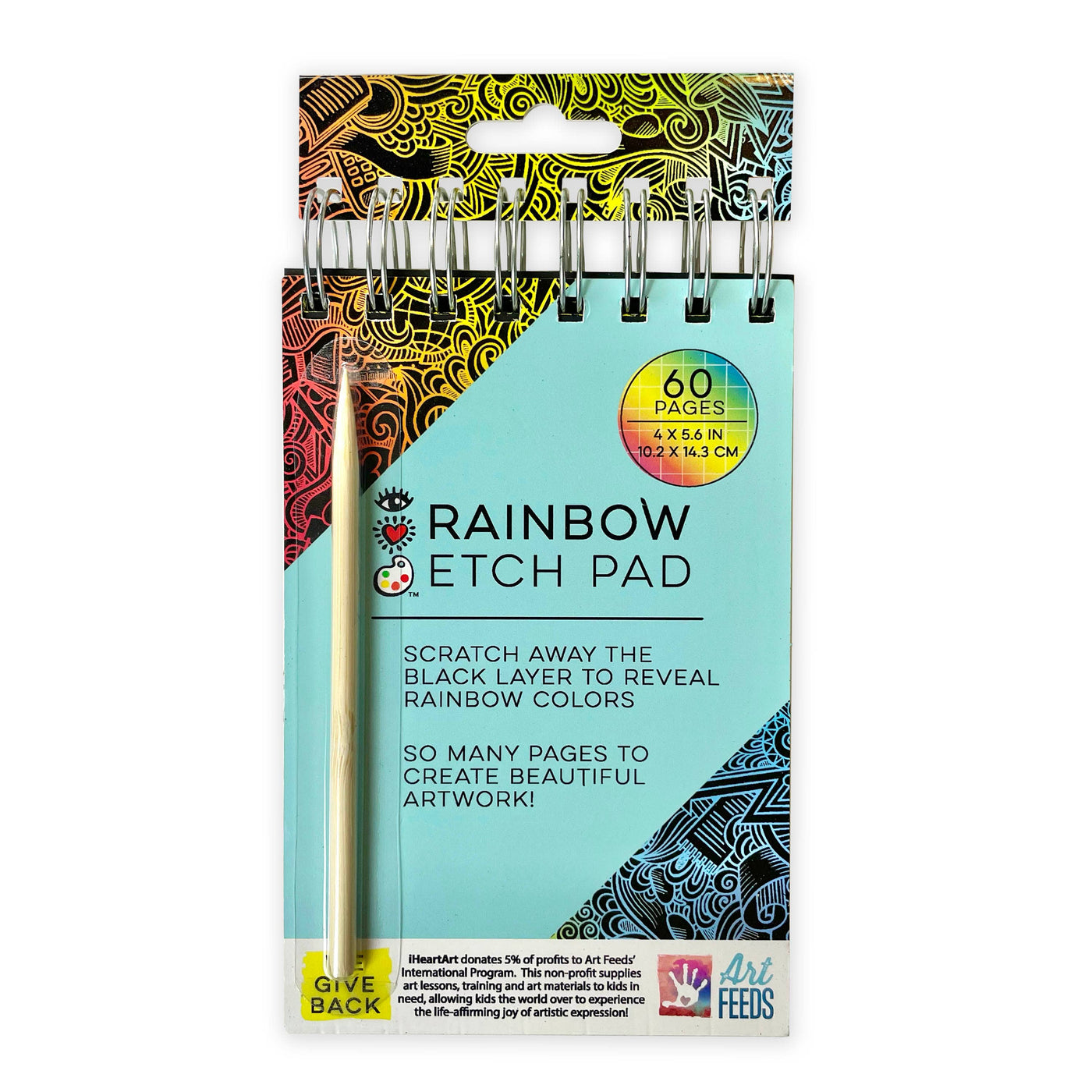 Bright Stripes - IHeartArt Rainbow Etch Pad