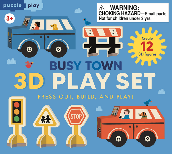 EDC Publishing - Puzzle Play, Busy Town 3D Play Set