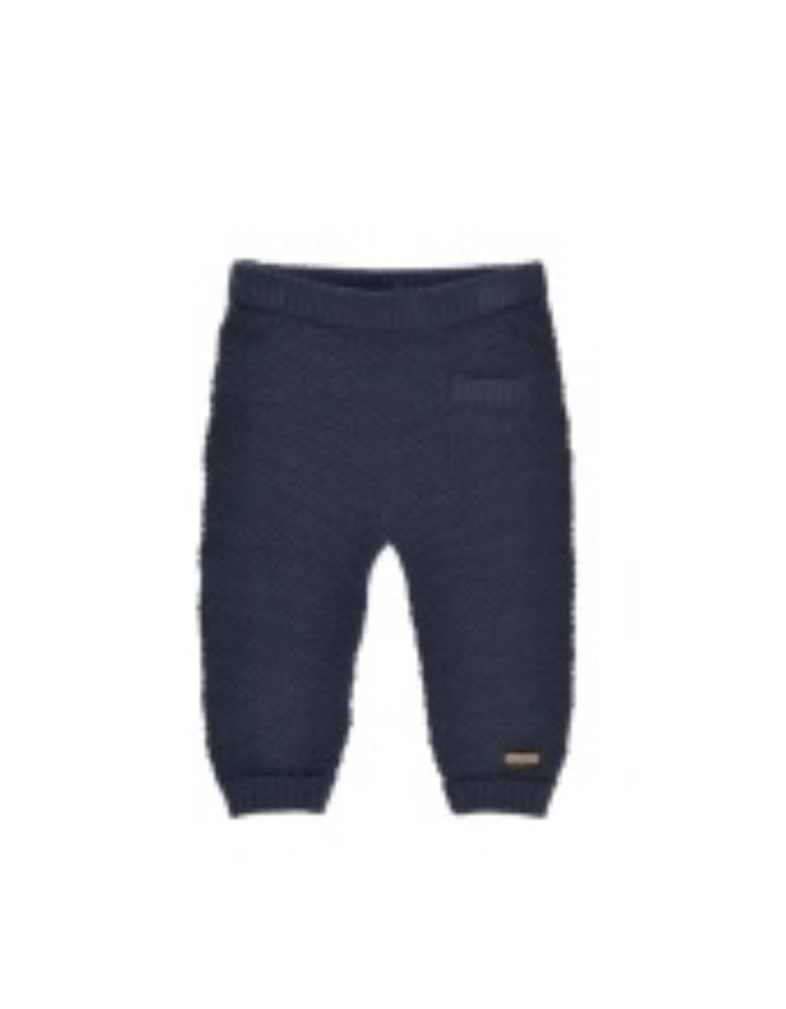 Minymo - Cotton Knit Pants Infant - Deep Blue