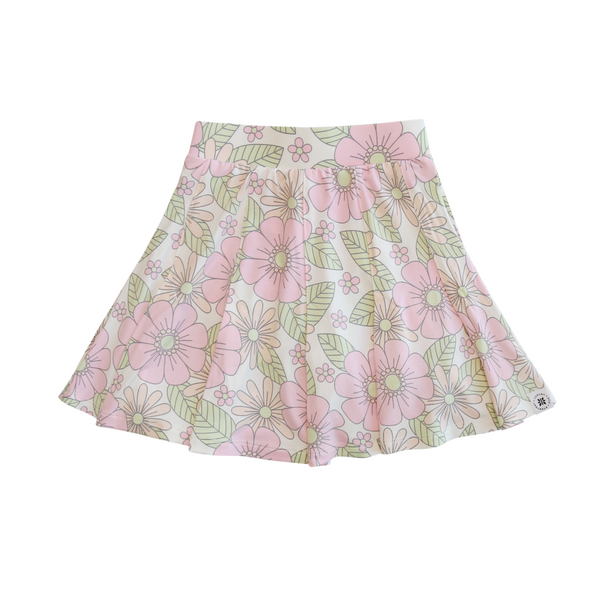 Sweet Bamboo - Pleated Skort - Groovy Love