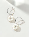 Luna Norte - Blooming Hoop Earring - Silver