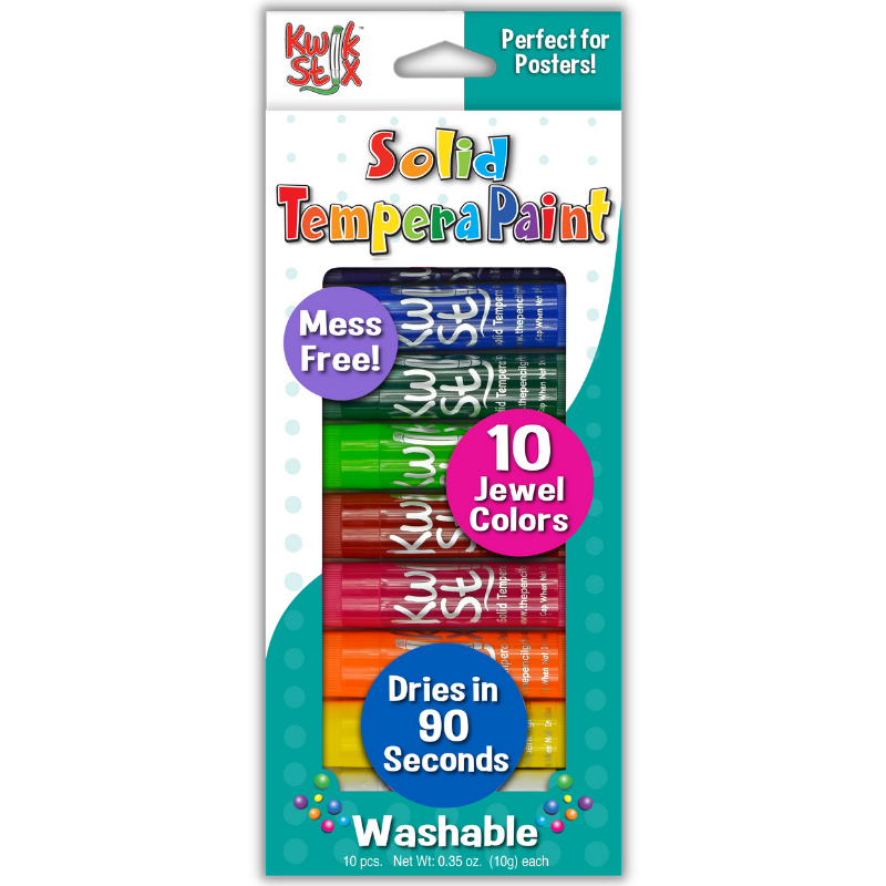 TPG Creations / The Pencil Grip - KwikStix Tempera Paint- Jewel 10 Colors TPG-678