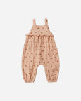 Rylee & Cru l Kinsey Embroidered Jumpsuit in Cherry