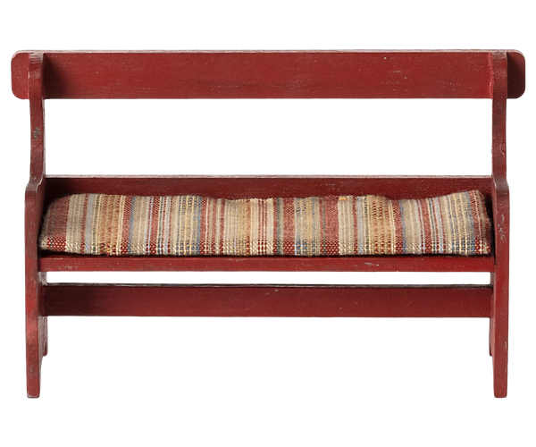 Maileg - Bench, Mouse -Red