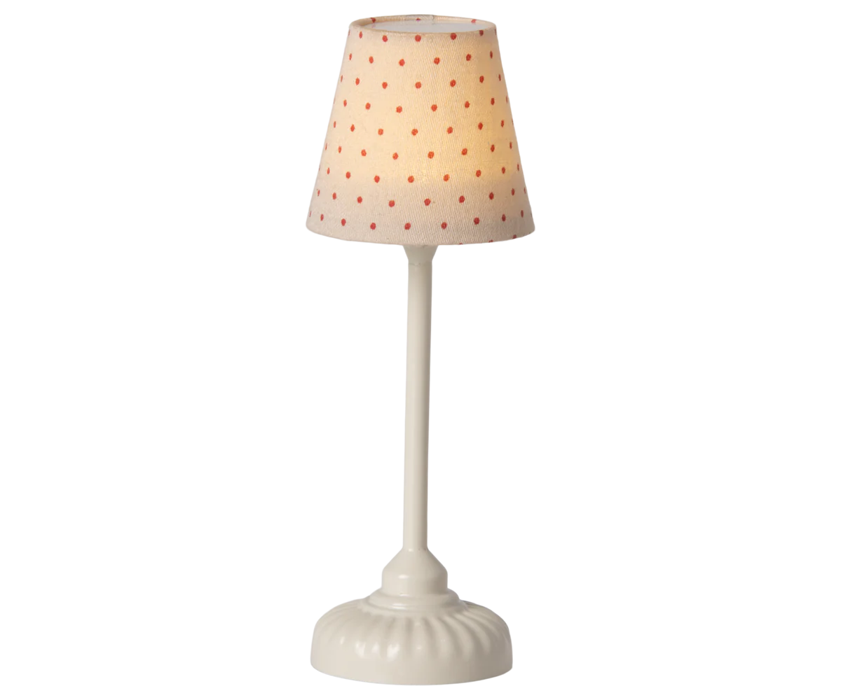 Maileg - Vintage floor lamp, Mouse - Sand