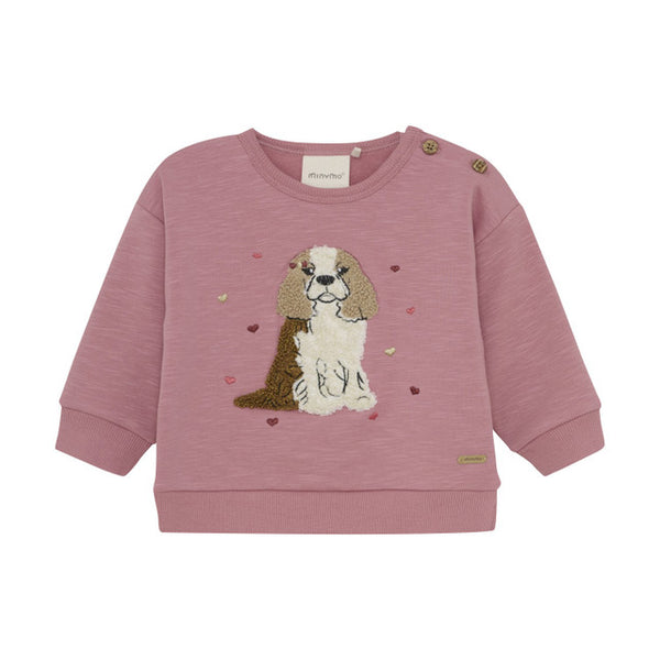 Minymo - Baby Girl Doggy Sweatshirt