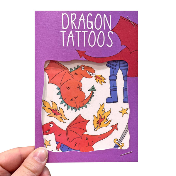Neon Magpie - Dragon Transfer Tattoos