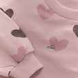 Minymo - Dawn Pink Heart Sweatshirt