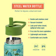 Wildkin - Dinomite Dinosaurs 14 oz Steel Bottle
