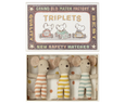Maileg - Triplets, Baby Mice In a Matchbox