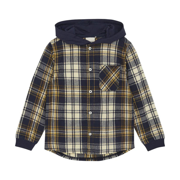 Minymo - Parisian Night Flannel Hoody