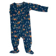 Sweet Bamboo - Zipper Footie - True Grit