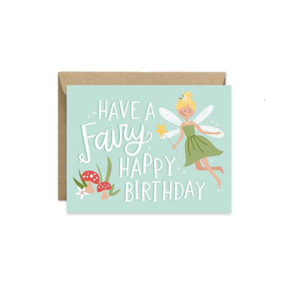 Pippi Post - Fairy Happy Birthday Greeting Card