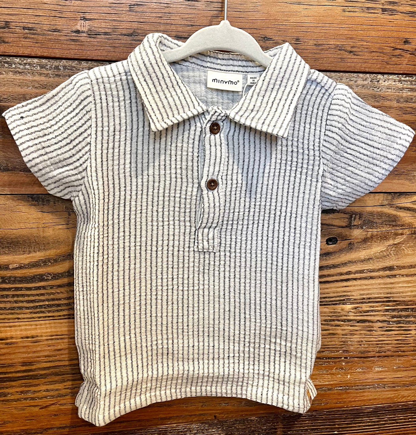Minymo - Odyssey Gray Woven Shirt