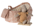Maileg - Bunny in carry cot, Micro - 3 assorted