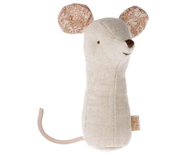 Maileg - Lullaby Friends - Mouse rattle - Nature