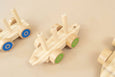 Spirit 'N Sprout - Farm Wooden Train Set for Kids - Pull Along Stacking Train