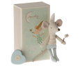 Maileg - Tooth fairy mouse, Little brother in matchbox