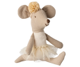 Maileg- Ballerina mouse, Little Sister - Off white