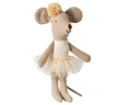 Maileg- Ballerina mouse, Little Sister - Off white