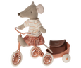 Maileg - Tricycle Mouse, Big Sister - Coral